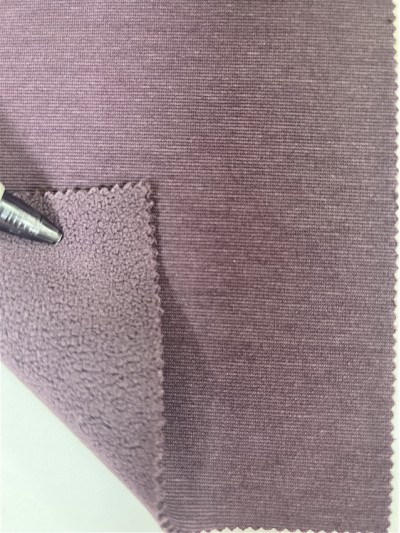 GZ-DZLP  F064P  抗靜電Q彈絨  規格：160cm  克重：470g/㎡  成分：75%Polyester 7%Cotton 4%Nylon 7%粘膠 7%Spandex   遠紅外保暖  抗靜電  正面照